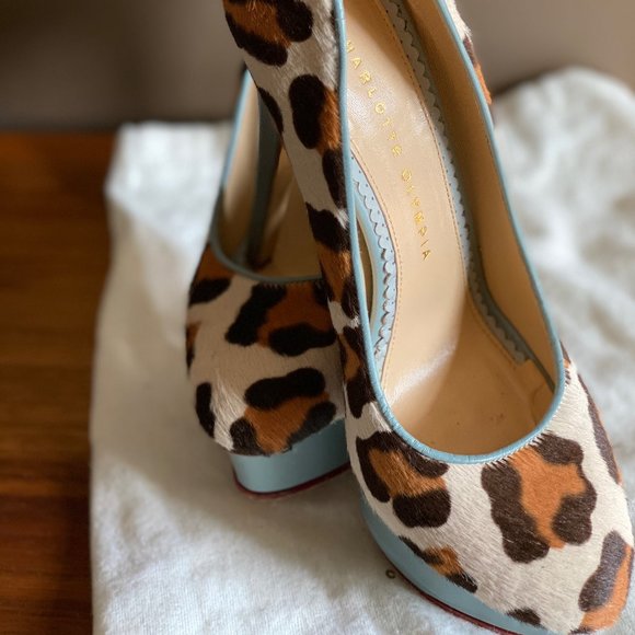 Blonde Leopard Charlotte Olympia Platforms - Picture 5 of 5